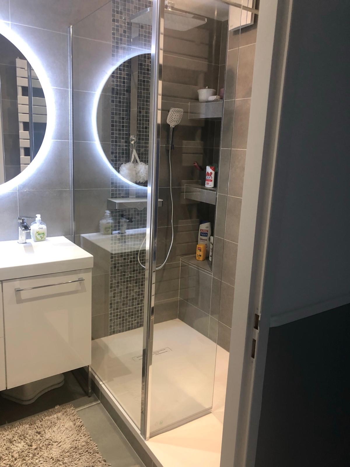 Salle de bain après